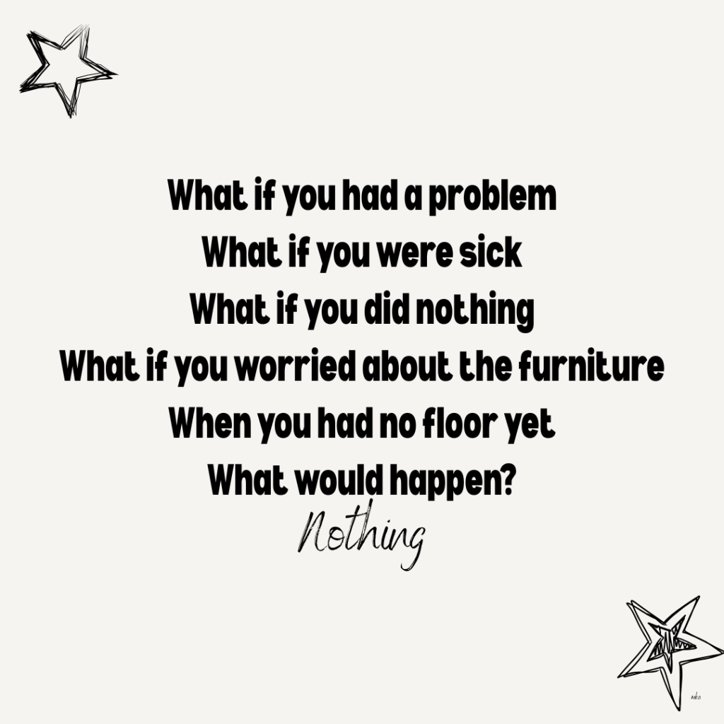 Nothing Poem by Mike Ahuja