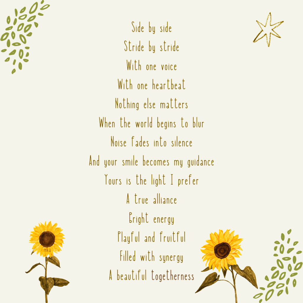 Togetherness poem by Mike Ahuja