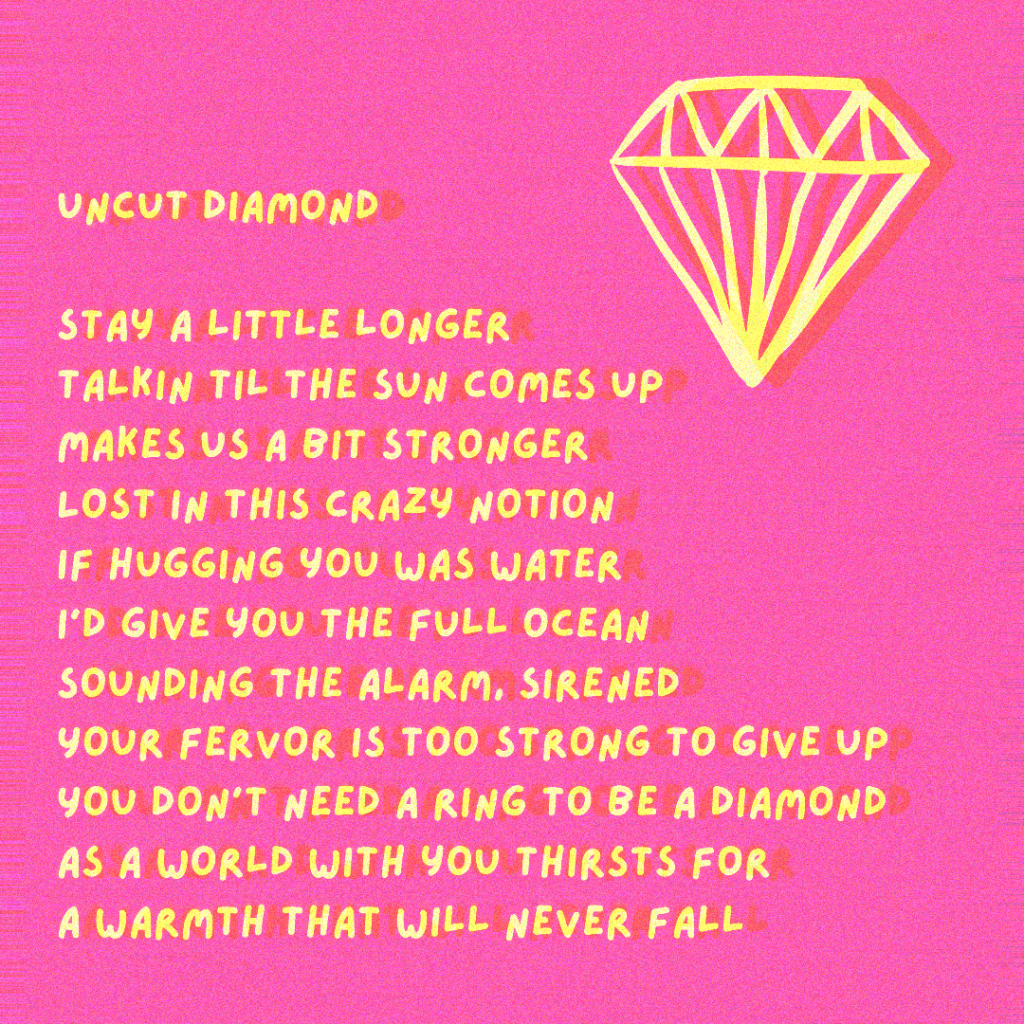 Uncut Diamond Poem