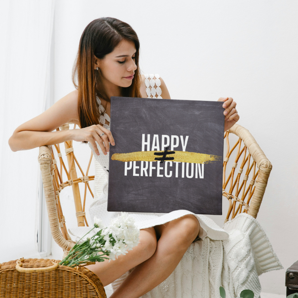 Happy = Perfection Artwork by mike ahuja