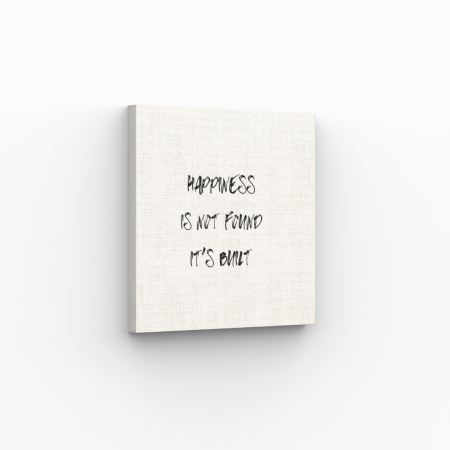 Happiness is not found it’s built - Art by Mike Ahuja
