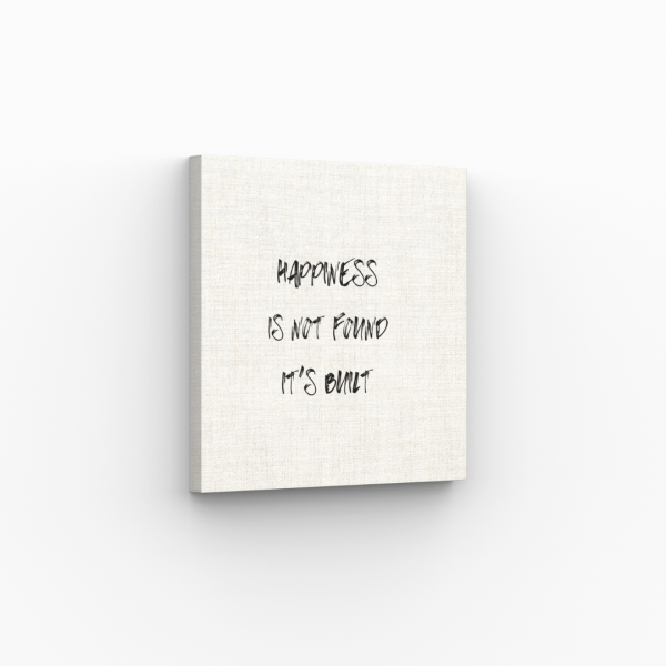 Happiness is not found it’s built - Art by Mike Ahuja