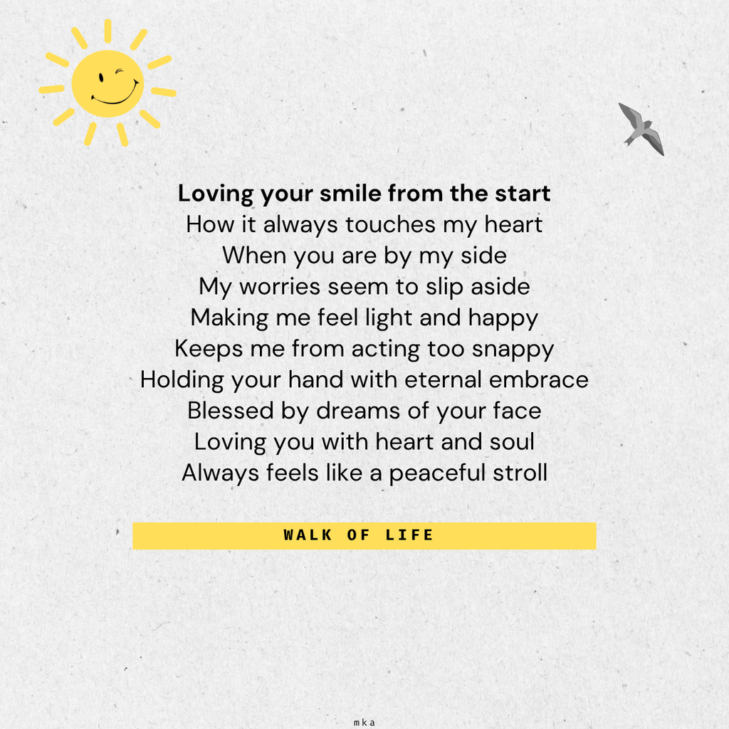 walk of life poem mike ahuja